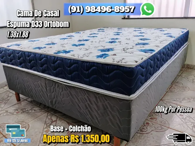CAMA DE CASAL D33 ORTOBOM 