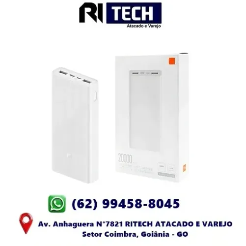 Carregador Portátil Powerbank Xiaomi 20.000mAh 18w Original
