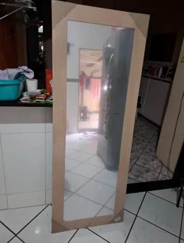 Espelho grande com moldura 1,60x60 novos