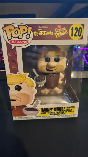 Funko Pop! The Flintstone Barney Rubble with Cocoa Pebbles #120