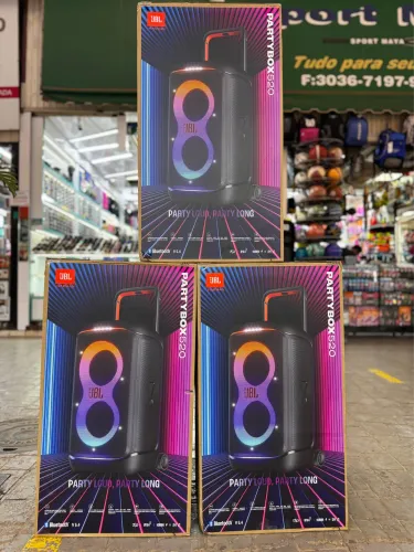 JBL Partybox 520 Nova, Lacrada - Garantia - Nota Fiscal