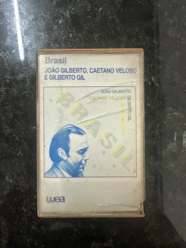 Fita Cassete Original - João Gilberto, Caetano Veloso, Gilberto Gil - Brasil (1981)