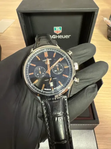 Relógio Tag H Carrera Heuer 02 Chronograph Automático 42mm - Luxo - PRM AAA+