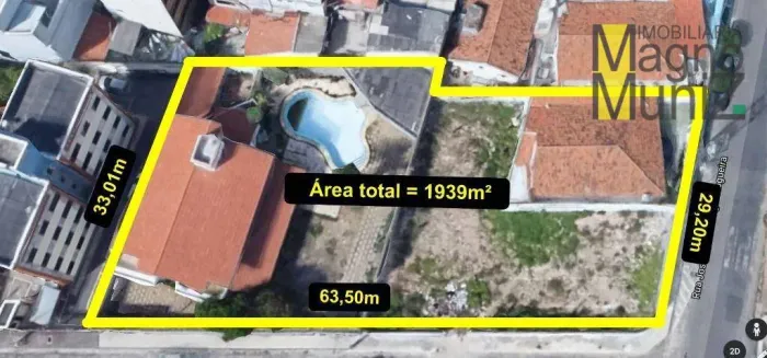 Terreno à venda, 1939 m² por R$ 4.848.000,00 - Papicu - Fortaleza/CE