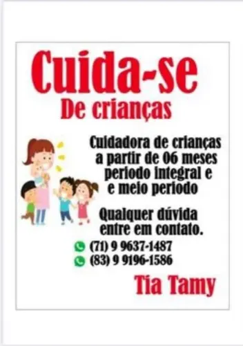 Procuro emprego de baba