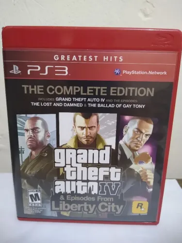 JOGO GTA IV - THE COMPLETE EDITION + EPISODES FROM LIBERTY CITY PARA CONSOLE PS3