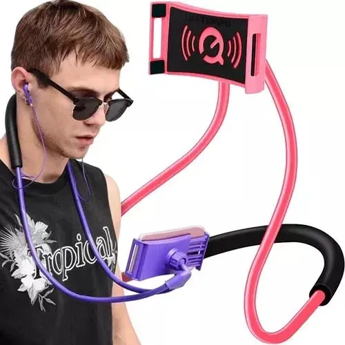 Suporte de pescoço para celular - Livre suas mãos!