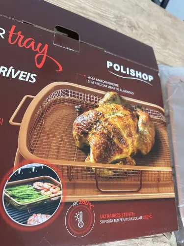 Air Fryer Tray da Polishop - Assa Uniformemente!