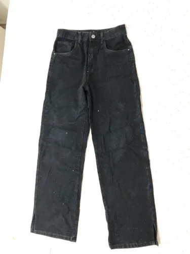 Calça Jeans com Strass NOVA