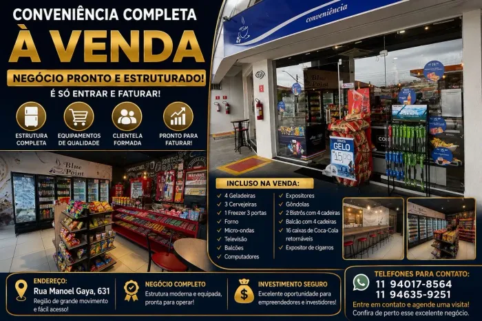 Conveniência zona norte sp em funcionamento 