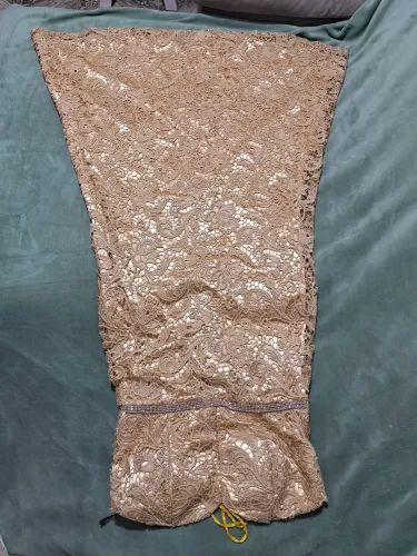 Vestido festa Dourado