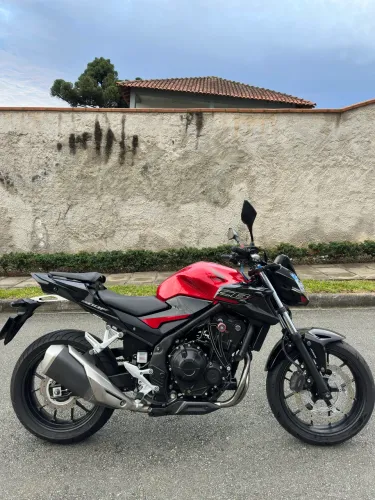 Honda CB 500 CB500 ABS | 2022 | Baixo Km | Toda Original | Aceito troca
