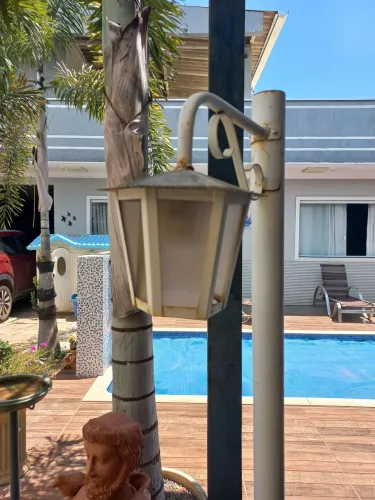 Poste iluminação retro