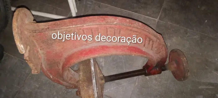 Máquina vintage vulcanização de câmera 