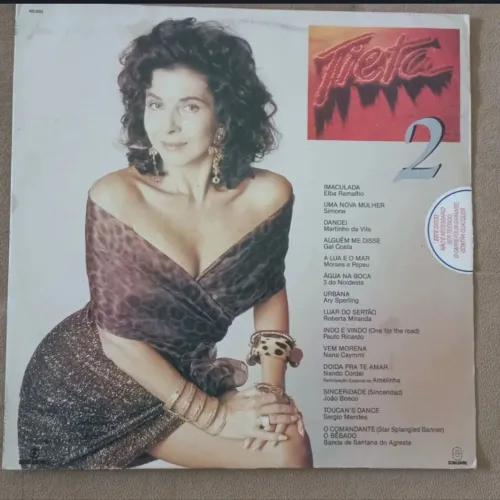 Lp Disco de Vinil novela Tieta 2 toca disco radiola vitrola som antigo toca disco rádio