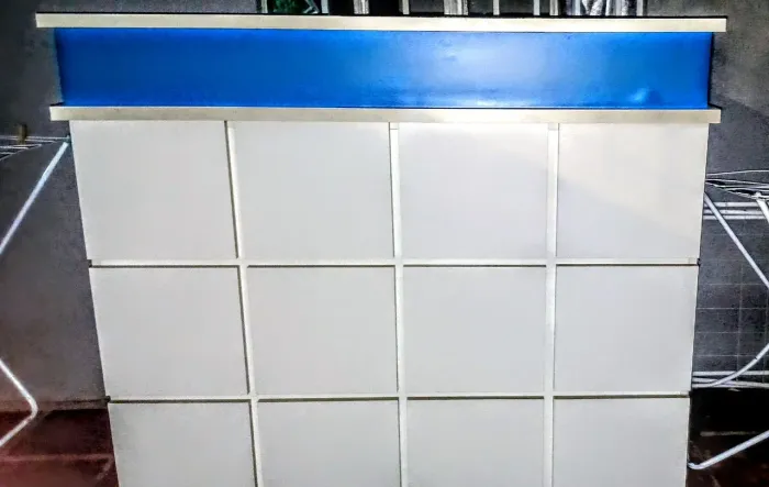 Balcão Caixa de Atendimento e Recepção Grande em MDF (1,70m)