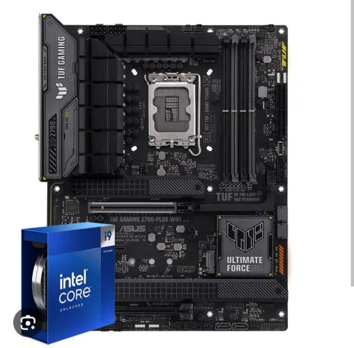 Kit upgrade muito novo Asus Tuf z790 + i9 14900k