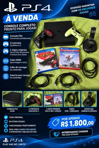Vende-se um ps4