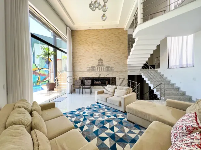 Casa Condomínio - Condomínio Residencial Jaguary - 563,23m² - 5 Dormitórios.
