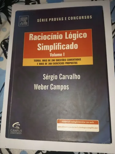 3 Livros Matemática para concursos - Matemática Básica, Raciocínio lógico e simplificado
