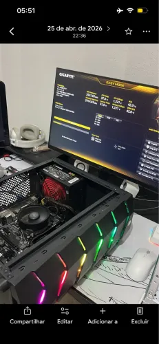 Kit a520m com Ryzen 3 2200g 8gb ram