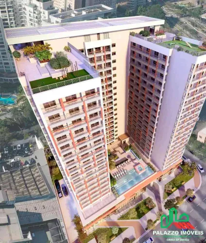 APARTAMENTO STÚDIO 24,00M2 PRONTO COM LAZER E SERVIÇOS ZONA SUL BROOKLIN