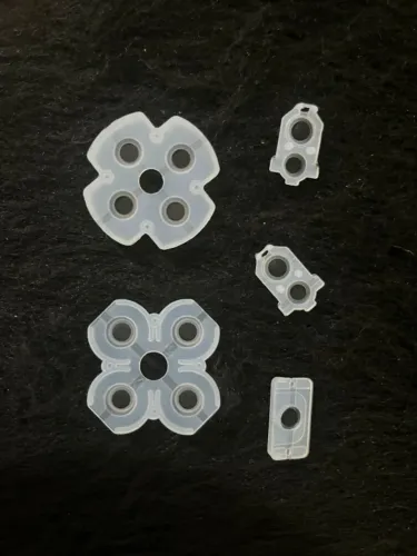 Kit Borrachas Condutoras de Silicone para Controle PS4