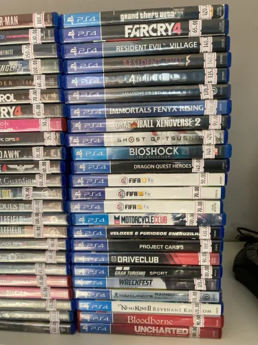 Jogos ps4 -venda e troca 