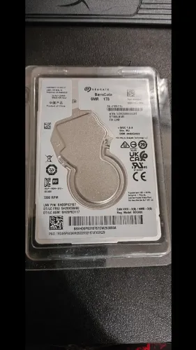 HD 1 TB Notebook 2,5 Novo