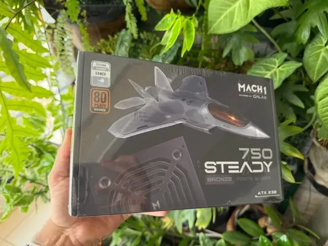 Fonte 750w Mach1 by GALAX - nova, lacrada!