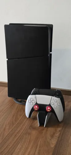Ps5 Slim - 2 Controles + Base carregamento duplo