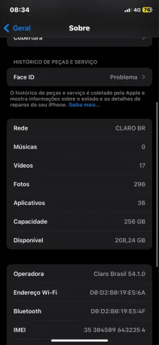iPhone xs, 256G com 13capinhas e 1 película guardada, cll com alguns tricados atrás 
