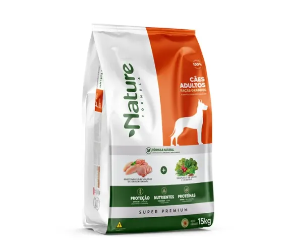 ração Nature raças medias e grandes 1kg 