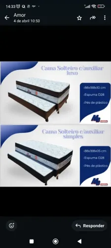 Cama box auxiliar