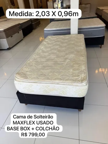 Cama Box SOLTEIRÃO MAXFLEX USADO - ENTREGO