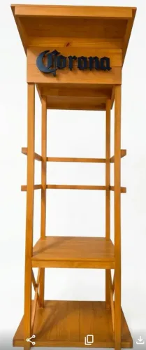 Expositor de madeira