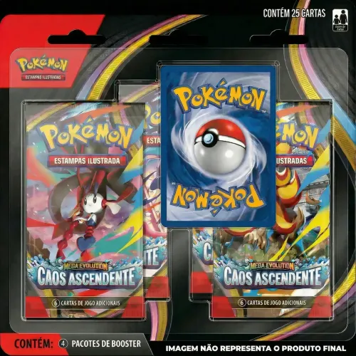 Blister quádruplo caos ascendente Pokémon 