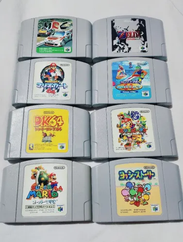 Jogos japas originais Nintendo 64 valor unitário