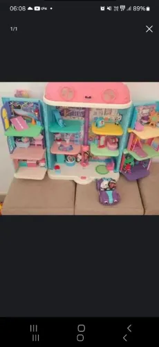 Casa da gabby completa com 6 cômodos extras