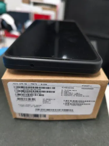 Moto G75 256/8+8 na caixa com nota
