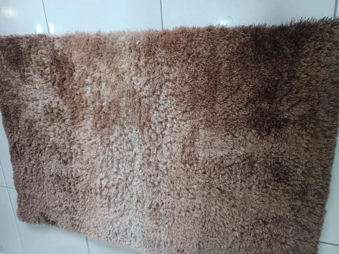 Tapete peludo macio