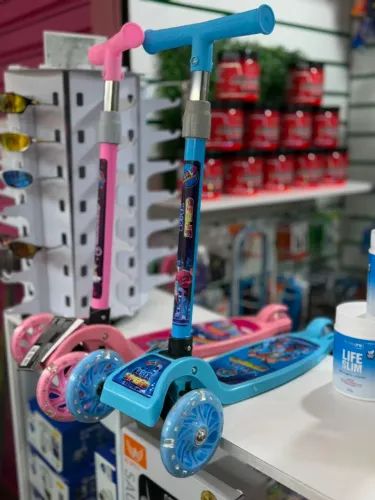 Patinete Infantil | 3 Rodas com LED | Regulável
