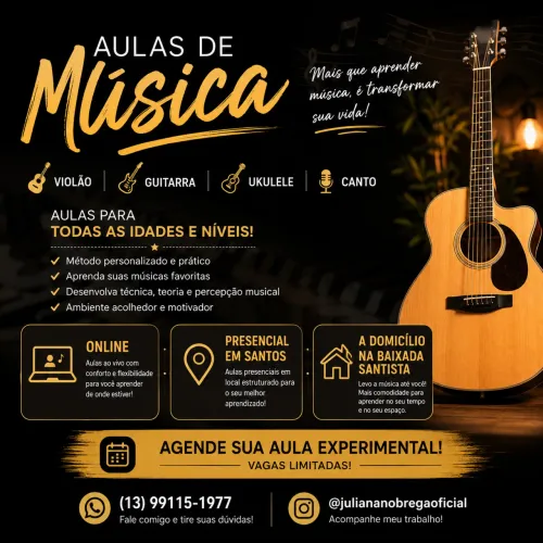 Aulas de música