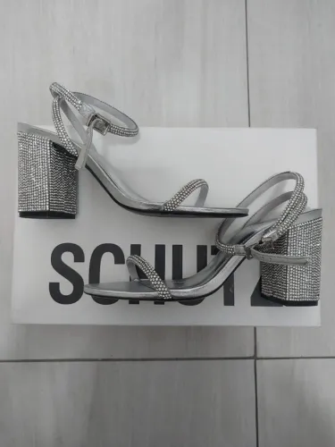 Sandália Prata Schutz