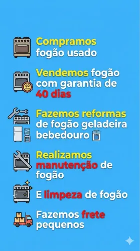 REFORMA DE ELETRODOMÉSTICOS ?