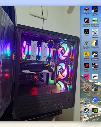 PC Gamer 2666 v3  3.5Ghz, 16Gg Ddr4, Ssd 256Gbs, Gtx 1060 5Gb e Fonte 500W Real