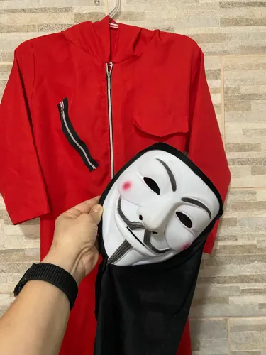 Fantasia adulta de Lã Casa de Papel tamanho P
