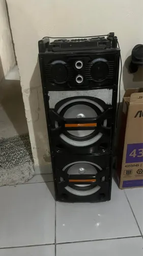 Caixa Amplificada, Lenoxx CA 3600, Preto