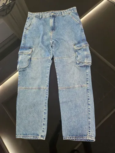 Calça Jeans Cargo Bluesteel - 42