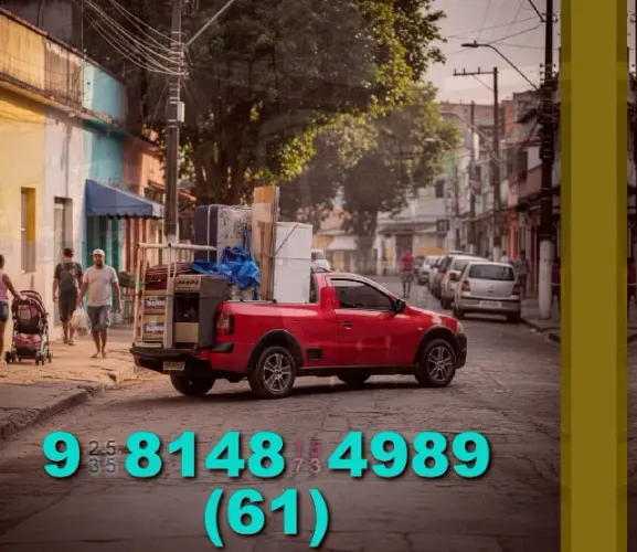 Frete }{ Carreto )_( Para Toda a Região - Carro Aberto